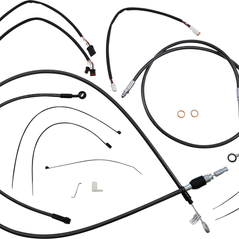 MAGNUM SHIELDING Black Pearl* Designer Handlebar Installation Kit 4871142 - Team Dream Rides