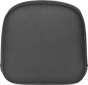 SADDLEMEN RoadSofa™ Sissy Bar Pad for Harley-Davidson FL Models 1999-2023, Black with Black Stitching - Part 040747