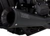 Vance & Hines 47323 2-into-1 Upsweep Exhaust System with Black Finish and Stainless Steel Construction