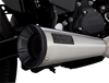 Vance & Hines 27325 2-Into-1 Upsweep Exhaust System in Brushed Stainless Steel