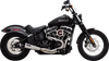 Vance & Hines 27323 2-Into-1 Upsweep Exhaust System in Brushed Stainless Steel