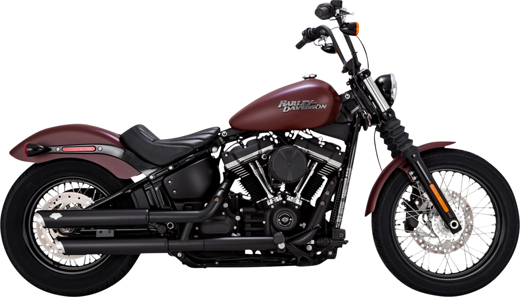 VANCE & HINES 3" Twin Slash Slip-On Mufflers - Black 46376 - Team Dream Rides