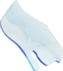 Klock Werks Ice Flare Windshield in Blue Ice for 1996-2013 FLHT/FLHX - KWW-01-0657