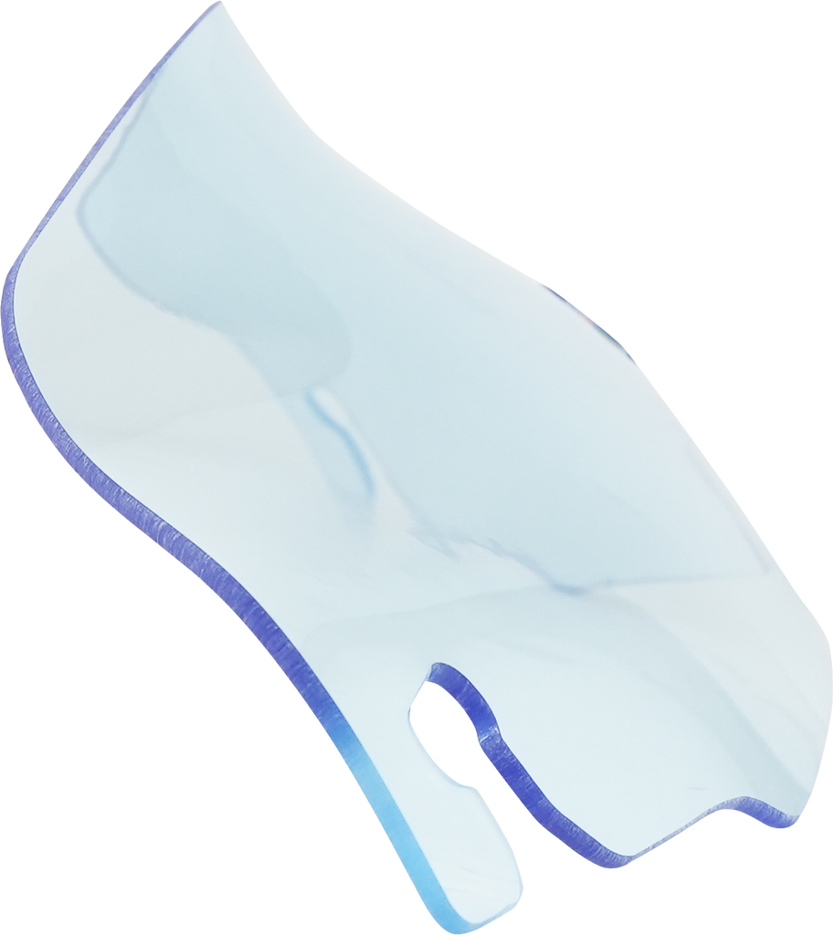 Klock Werks Ice Flare Windshield in Blue Ice for 1996-2013 FLHT/FLHX - KWW-01-0657