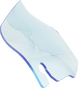 Klock Werks Ice Flare Windshield in Blue Ice for 1996-2013 FLHT/FLHX - KWW-01-0657