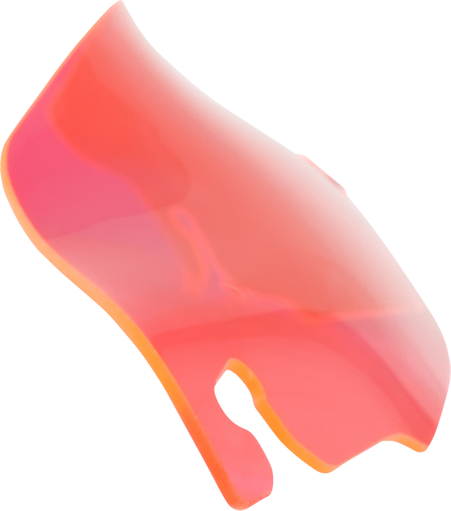 KLOCK WERKS Pink Ice Flare Windshield for 1996-2013 FLHT and FLHX, KWW-01-0655