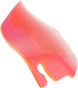 KLOCK WERKS Pink Ice Flare Windshield for 1996-2013 FLHT and FLHX, KWW-01-0655