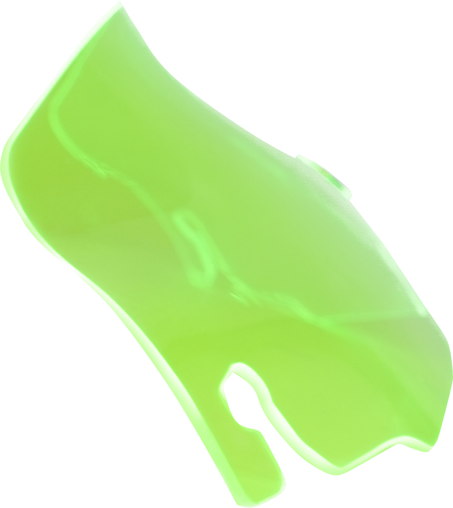 Klock Werks Green Ice Flare Windshield for 1996–2013 Harley-Davidson FLHT/FLHX, KWW-01-0656