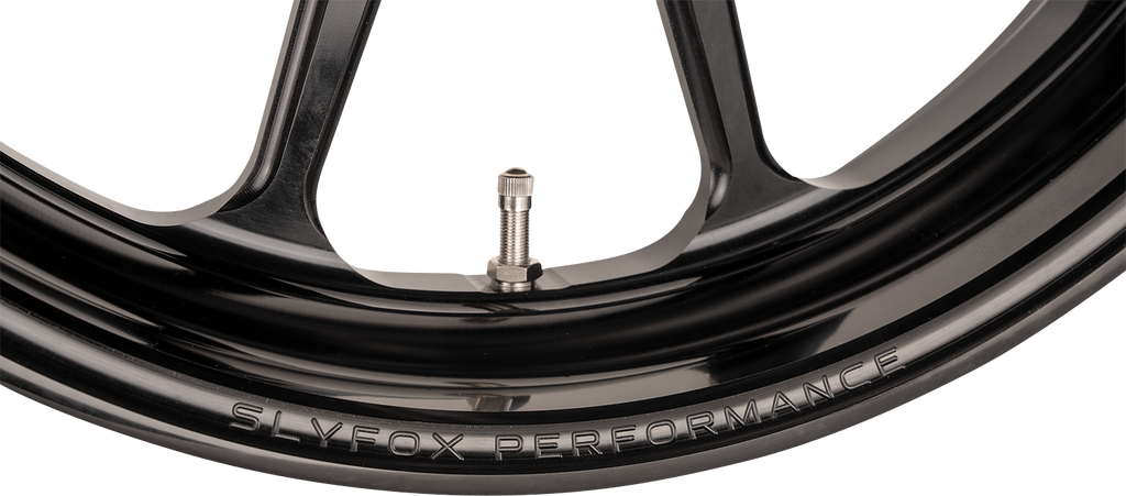 SLYFOX Wheel - Track Pro - Rear - Single Disc/without ABS - Black - 17x6 12707716RSLYAPB - Team Dream Rides