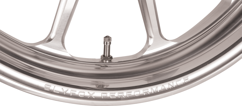 SLYFOX Wheel - Track Pro - Rear - Single Disc/without ABS - Machined - 18x5.5 12707814RSLYAPM - Team Dream Rides