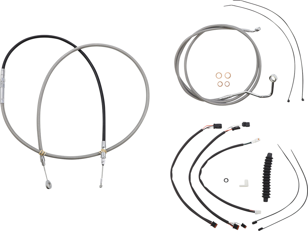 MAGNUM SHIELDING XR Handlebar Installation Kit - Stainless Steel/Chrome 589982 - Team Dream Rides