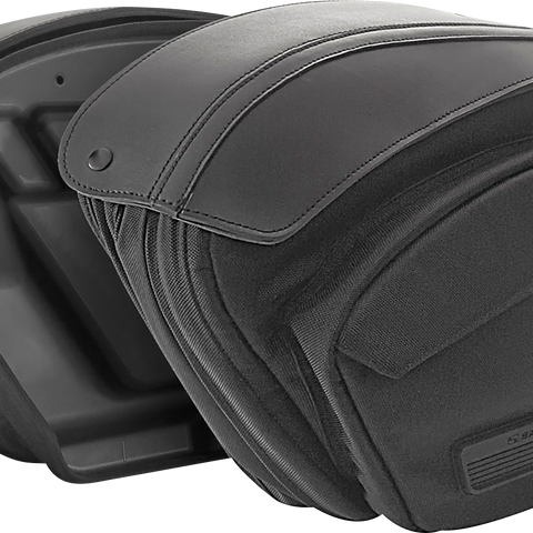 Saddlemen EX000968S Expandable Soft Saddlebags for M8 Softail