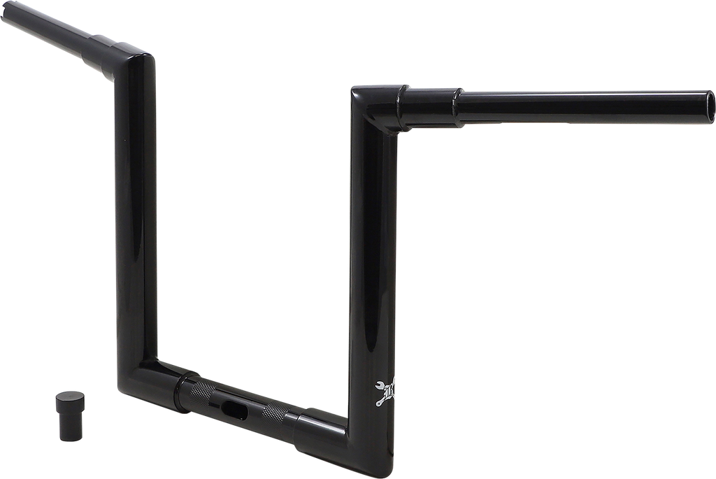 Burly Brand Jason Handlebar - 12-Inch Black B12-6090B for Bagger with Ape Hanger Style