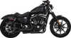 Vance & Hines 46374 Mini Grenades 2-Into-2 Exhaust System with Black Finish