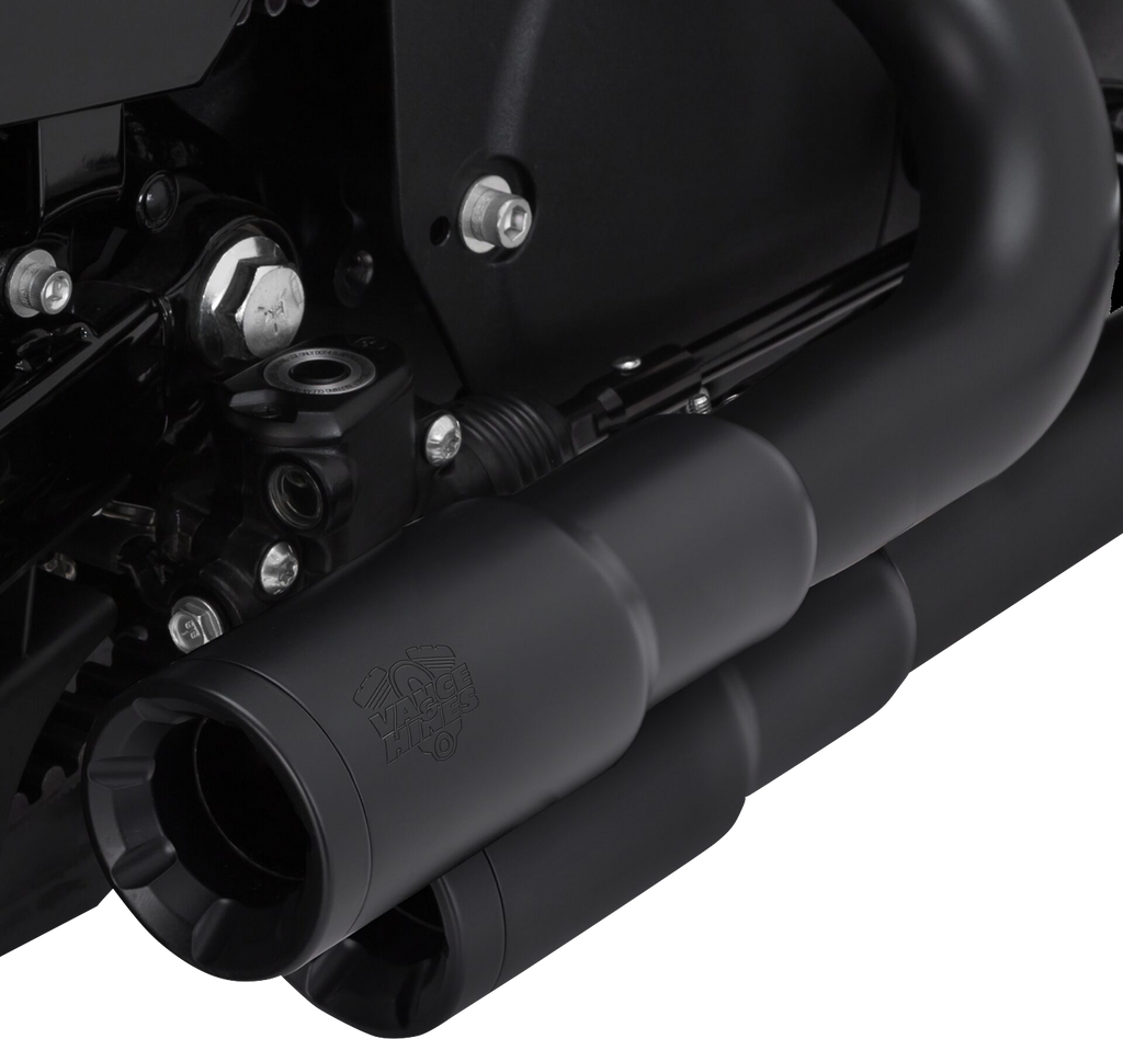 Vance & Hines 46374 Mini Grenades 2-Into-2 Exhaust System with Black Finish