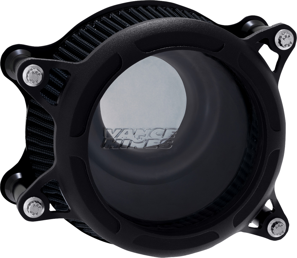 Vance & Hines VO2 Insight Air Intake Kit - Black Wrinkle (Part 41077)