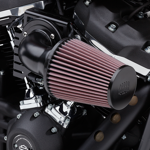COBRA Cone Air Intake - Black - Sportster 606-0103-06B-SB - Team Dream Rides