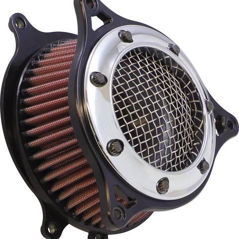 COBRA RPT Air Intake Kit - Chrome/Black 606-0101-05CBSB - Team Dream Rides