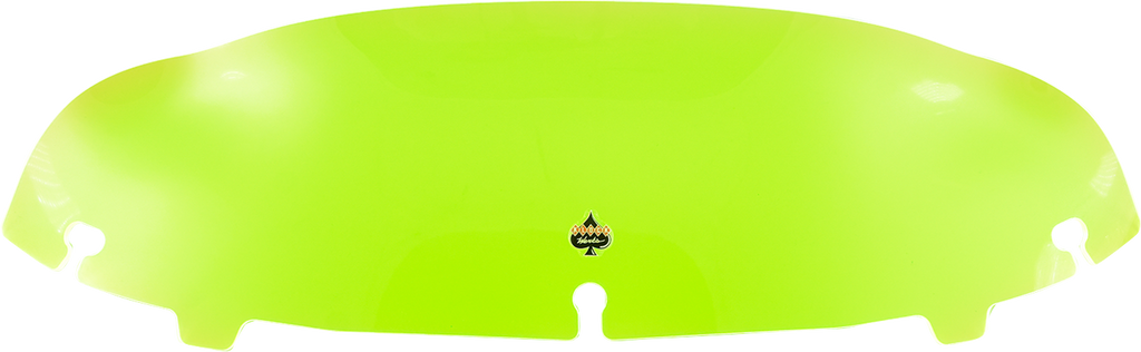 Klock Werks Ice Kolor Flare Windshield, 6.5-Inch Green Ice for 1996-2013 Harley-Davidson FLHT/FLHX, KWW-01-0641