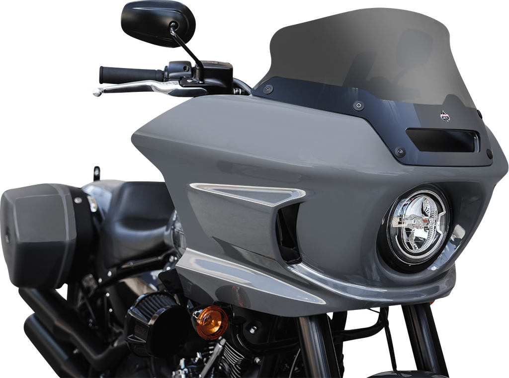 Klock Werks Flare® Windshield for FXLRST, Dark Smoke, KWW-02-0607-DS