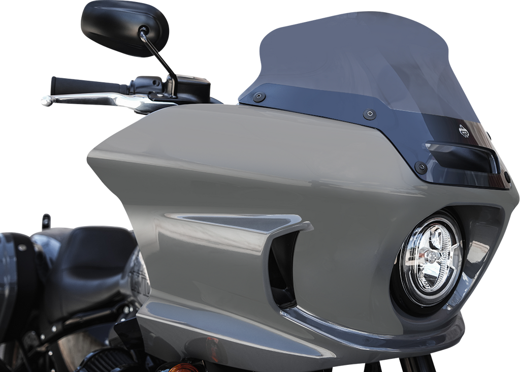 Klock Werks Flare® Windshield for FXLRST, Dark Smoke, KWW-02-0607-DS