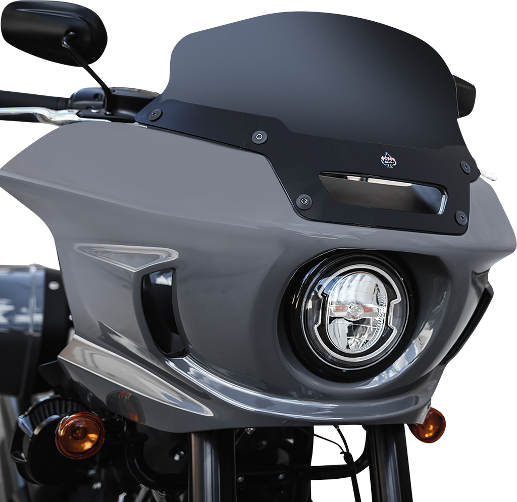 Klock Werks Flare® Windshield for FXLRST, Dark Smoke, KWW-02-0607-DS