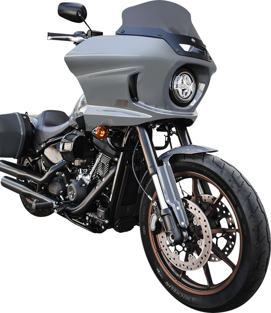 Klock Werks Flare® Windshield for FXLRST, Dark Smoke, KWW-02-0607-DS