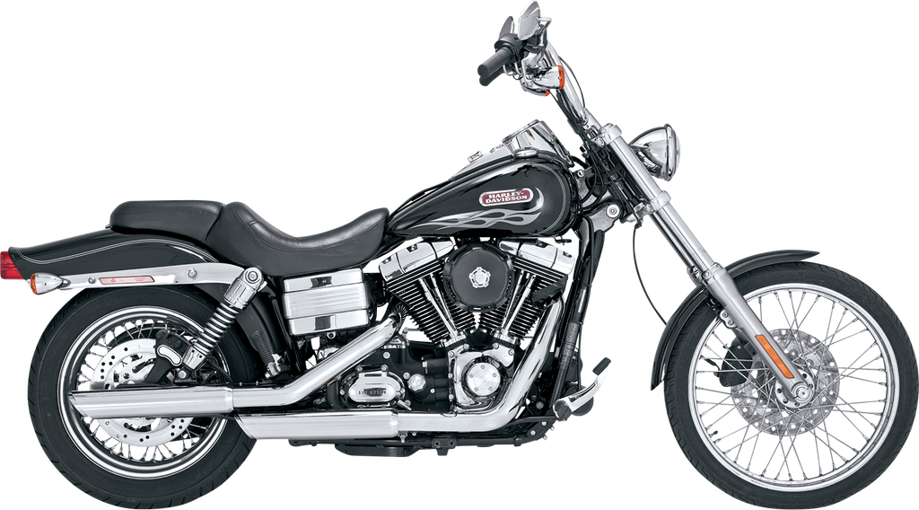 Vance & Hines 3-Inch Twin Slash Slip-On Muffler Chrome 16337