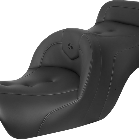 SADDLEMEN Seat - Roadsofa* - Without Backrest - Pillow Top - Black H88-07-181 - Team Dream Rides