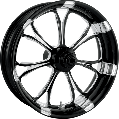 PERFORMANCE MACHINE (PM) Wheel - Paramount - Front - Dual Disc/with ABS - Platinum Cut* - 21x3.5 - '08+ FLD 12047106PARJBMP - Team Dream Rides