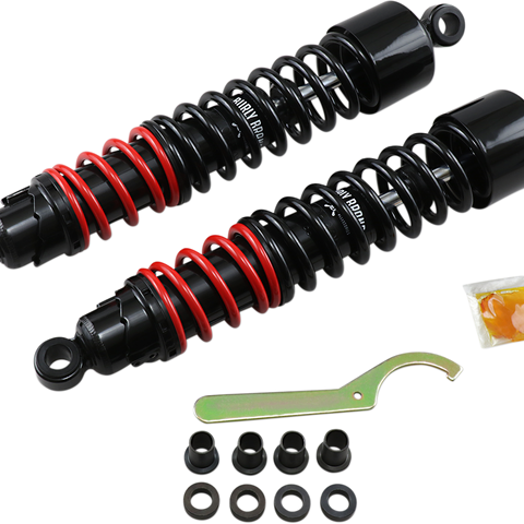 Burly Brand Stiletto Shock - 15 Inch Black B28-1250 for Harley Davidson