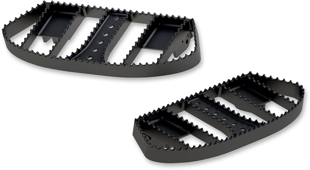 BURLY BRAND MX Driver Floorboards for Harley-Davidson M8 Softail – Black B13-1050B
