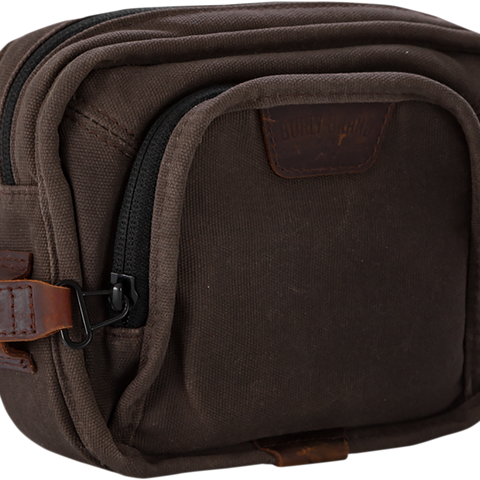 BURLY BRAND Handlebar Bag - Dark Oak B15-1012D | Universal Mounting and Spacious Design