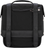 Burly Brand B15-1000B Detachable Saddlebag in Black with Leather Paneling and Quick-Release System