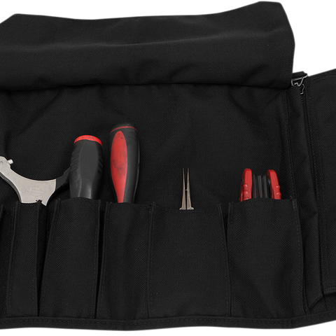 BURLY BRAND Tool Roll B15-1030B with Leather Straps and Adjustable Mounting System