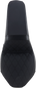 LePera Kickflip Seat - Diamond with Gripp Tape for Harley FXBB/FLSL 2018-2023, Black (Part Number LY-590DMGP)