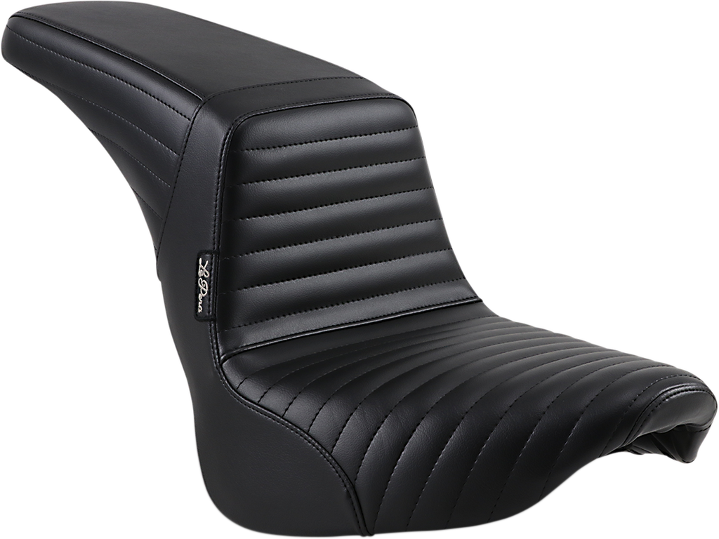 LE PERA Kickflip Seat - Pleated Black for Harley FX/FL 2018-2023, Part LY-590PT