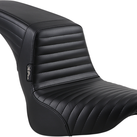 LE PERA Kickflip Seat - Pleated Black for Harley FX/FL 2018-2023, Part LY-590PT