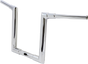BURLY BRAND Jason Handlebar - 12-Inch Chrome B12-6090C for Bagger Bikes