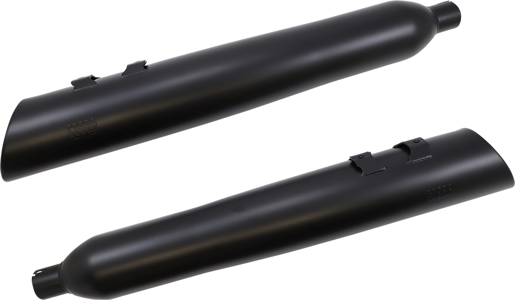 COBRA 4-1/2" NH Series Mufflers - Black 6288RB - Team Dream Rides