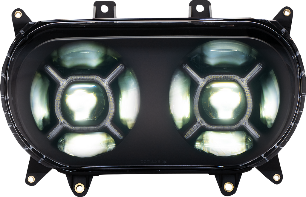 CUSTOM DYNAMICS LED Headlight - Black - Road Glide CD-RG-H-B - Team Dream Rides