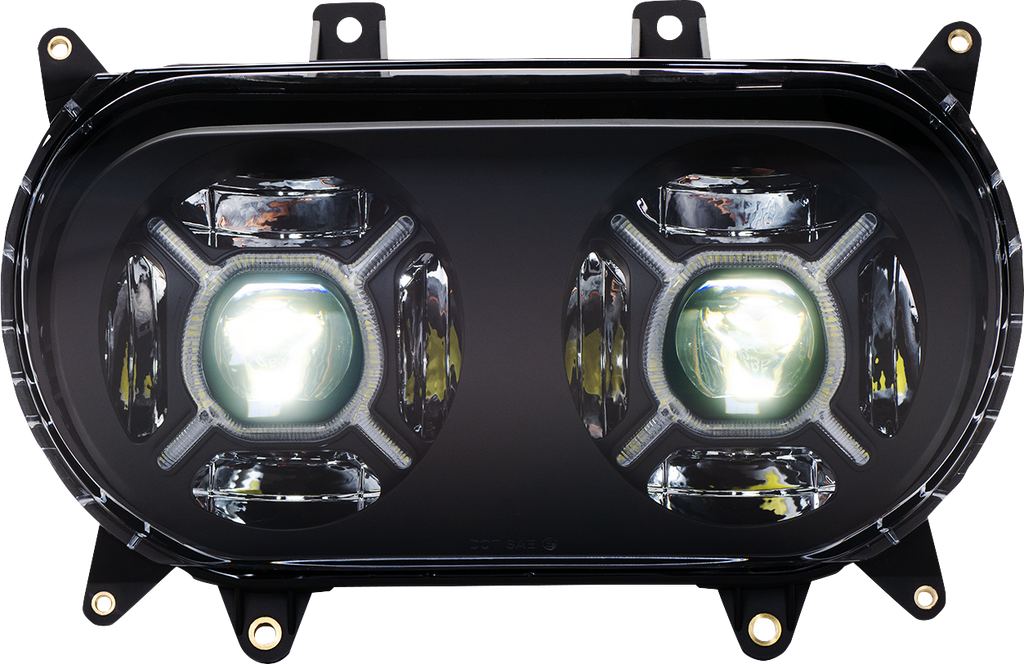 CUSTOM DYNAMICS LED Headlight - Black - Road Glide CD-RG-H-B - Team Dream Rides