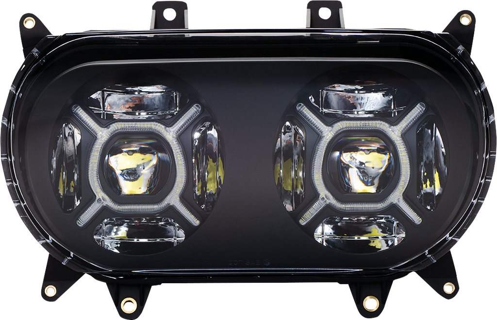 CUSTOM DYNAMICS LED Headlight - Black - Road Glide CD-RG-H-B - Team Dream Rides