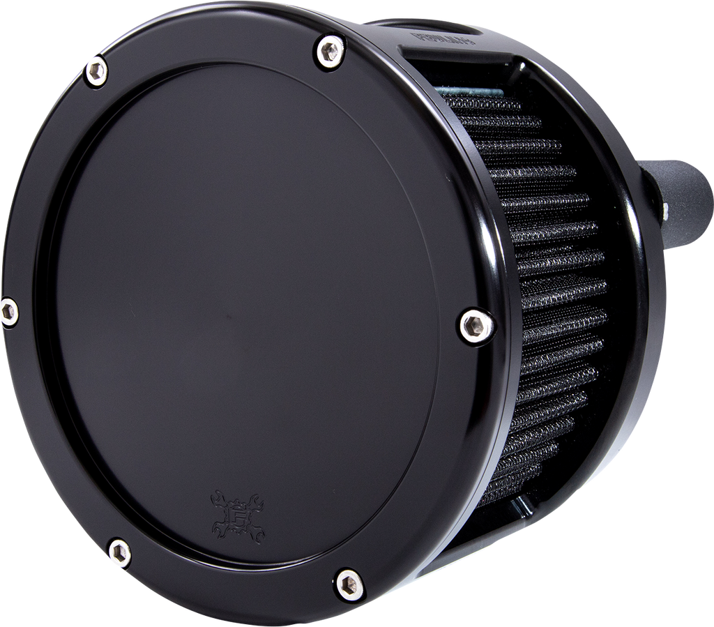 Feuling Parts BA Race Series Air Cleaner Kit with Black Anodized Finish and Black Filter - Part 5523