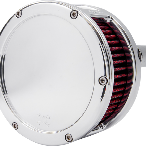 FEULING PARTS BA Series Chrome Air Cleaner Kit with Red Filter – Part #5437