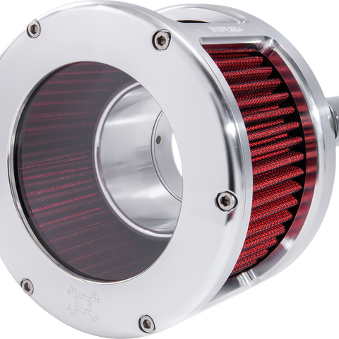 Feuling Parts BA Race Series Air Cleaner Kit - Raw with Red Filter, Part 5422