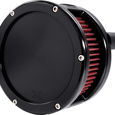 FEULING PARTS BA Series Air Cleaner Kit - Black Anodized with Red Filter Part 5433