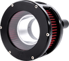 FEULING PARTS BA Series Air Cleaner Kit with Red Filter - Black Anodized Finish Part 5434