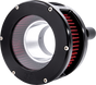 FEULING PARTS BA Series Air Cleaner Kit with Red Filter - Black Anodized Finish Part 5434