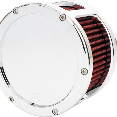Feuling Parts BA Race Series Chrome Air Cleaner Kit with Red Filter for Harley-Davidson 5427